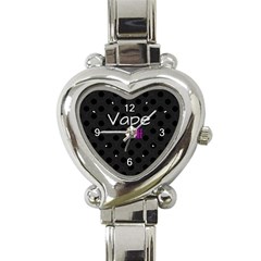 Vape Life Twirlz Heart Italian Charm Watch  by OCDesignss