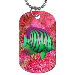 Fish Dog Tag (two-sided)  by icarusismartdesigns