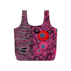 Pink Zebra Abstract Reusable Bag (s) by OCDesignss