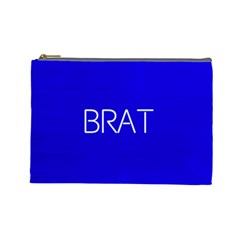 Brat Blue Cosmetic Bag (large)