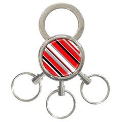 Pattern 3-ring Key Chain by Siebenhuehner