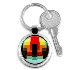 Pattern Key Chain (round) by Siebenhuehner