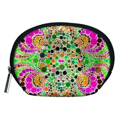 Florescent Abstract  Accessory Pouch (medium)