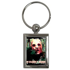 Bloody Face  Key Chain (rectangle) by Cordug