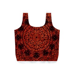 Grunge Style Geometric Mandala Reusable Bag (s) by dflcprints