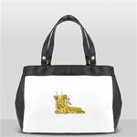 Fantasy Cute Monster Character 2 Oversize Office Handbag (One Side) Front