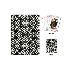 Abstract Geometric Modern Pattern  Playing Cards (mini) by dflcprints