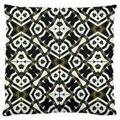 Abstract Geometric Modern Pattern  Large Flano Cushion Case (two Sides) by dflcprints