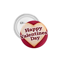 Heart Shaped Happy Valentine Day Text Design 1 75  Button by dflcprints