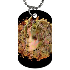 Organic Planet Dog Tag (one Sided) by icarusismartdesigns