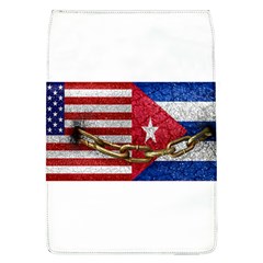 United States And Cuba Flags United Design Removable Flap Cover (large) by dflcprints