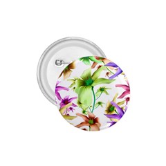 Multicolored Floral Print Pattern 1 75  Button by dflcprints