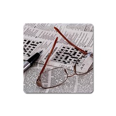 Crossword Genius Magnet (square)