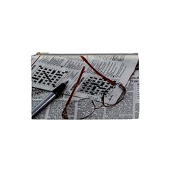 Crossword Genius Cosmetic Bag (small) by StuffOrSomething