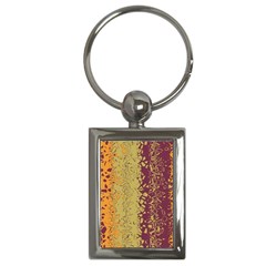 Scattered Pieces Key Chain (rectangle) by LalyLauraFLM