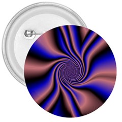 Purple Blue Swirl 3  Button