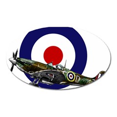 Spitfire And Roundel Magnet (oval) by TheManCave