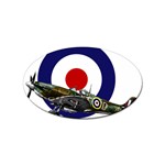 Spitfire And Roundel Sticker 100 Pack (Oval) Front