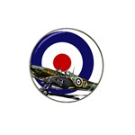 Spitfire And Roundel Golf Ball Marker (for Hat Clip) Front