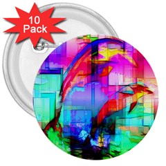 Tim Henderson Dolphins 3  Button (10 Pack) by TheWowFactor