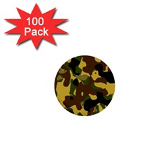 Camo Pattern  1  Mini Button (100 Pack)