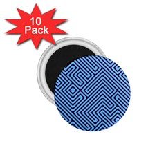 Blue Maze 1 75  Magnet (10 Pack)  by LalyLauraFLM