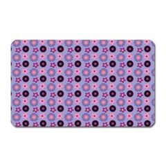 Cute Floral Pattern Magnet (rectangular) by GardenOfOphir