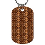 Faux Animal Print Pattern Dog Tag (One Sided) Front