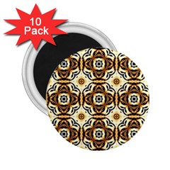 Faux Animal Print Pattern 2 25  Button Magnet (10 Pack)