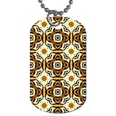 Faux Animal Print Pattern Dog Tag (two-sided) 