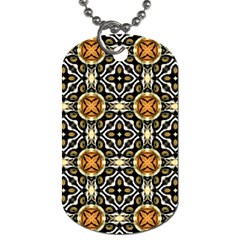 Faux Animal Print Pattern Dog Tag (one Sided)