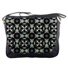 Faux Animal Print Pattern Messenger Bag