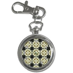 Faux Animal Print Pattern Key Chain Watch by GardenOfOphir