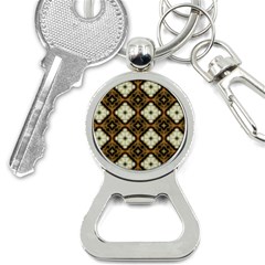 Faux Animal Print Pattern Bottle Opener Key Chain