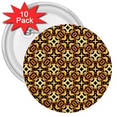 Faux Animal Print Pattern 3  Button (10 Pack) by GardenOfOphir