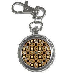 Faux Animal Print Pattern Key Chain Watch by GardenOfOphir