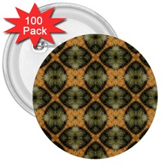 Faux Animal Print Pattern 3  Button (100 Pack)