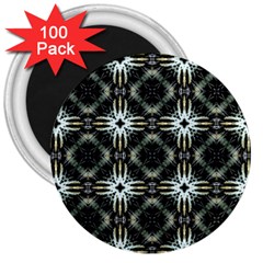 Faux Animal Print Pattern 3  Button Magnet (100 Pack)