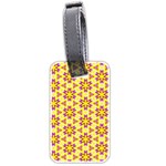 Cute Pretty Elegant Pattern Luggage Tag (Two Sides) Front