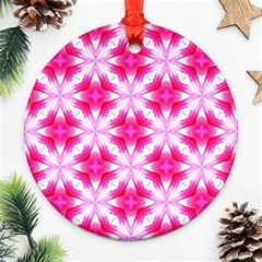 Cute Pretty Elegant Pattern Round Ornament