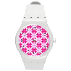 Cute Pretty Elegant Pattern Plastic Sport Watch (medium)