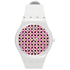 Cute Pretty Elegant Pattern Plastic Sport Watch (medium)