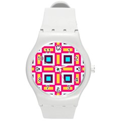 Cute Pretty Elegant Pattern Plastic Sport Watch (medium)