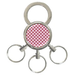 Cute Pretty Elegant Pattern 3-ring Key Chain by GardenOfOphir