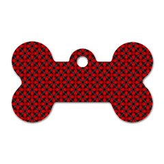 Cute Pretty Elegant Pattern Dog Tag Bone (two Sided)