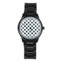 Cute Pretty Elegant Pattern Sport Metal Watch (black)