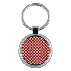 Cute Pretty Elegant Pattern Key Chain (round)