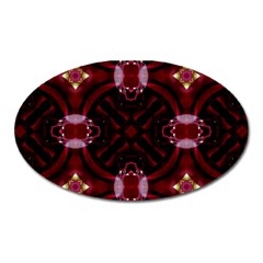 Cute Pretty Elegant Pattern Magnet (oval)