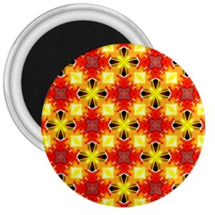 Cute Pretty Elegant Pattern 3  Button Magnet