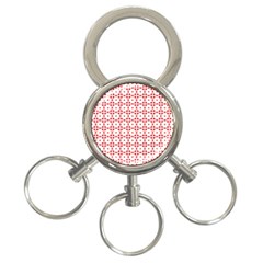 Cute Pretty Elegant Pattern 3-ring Key Chain